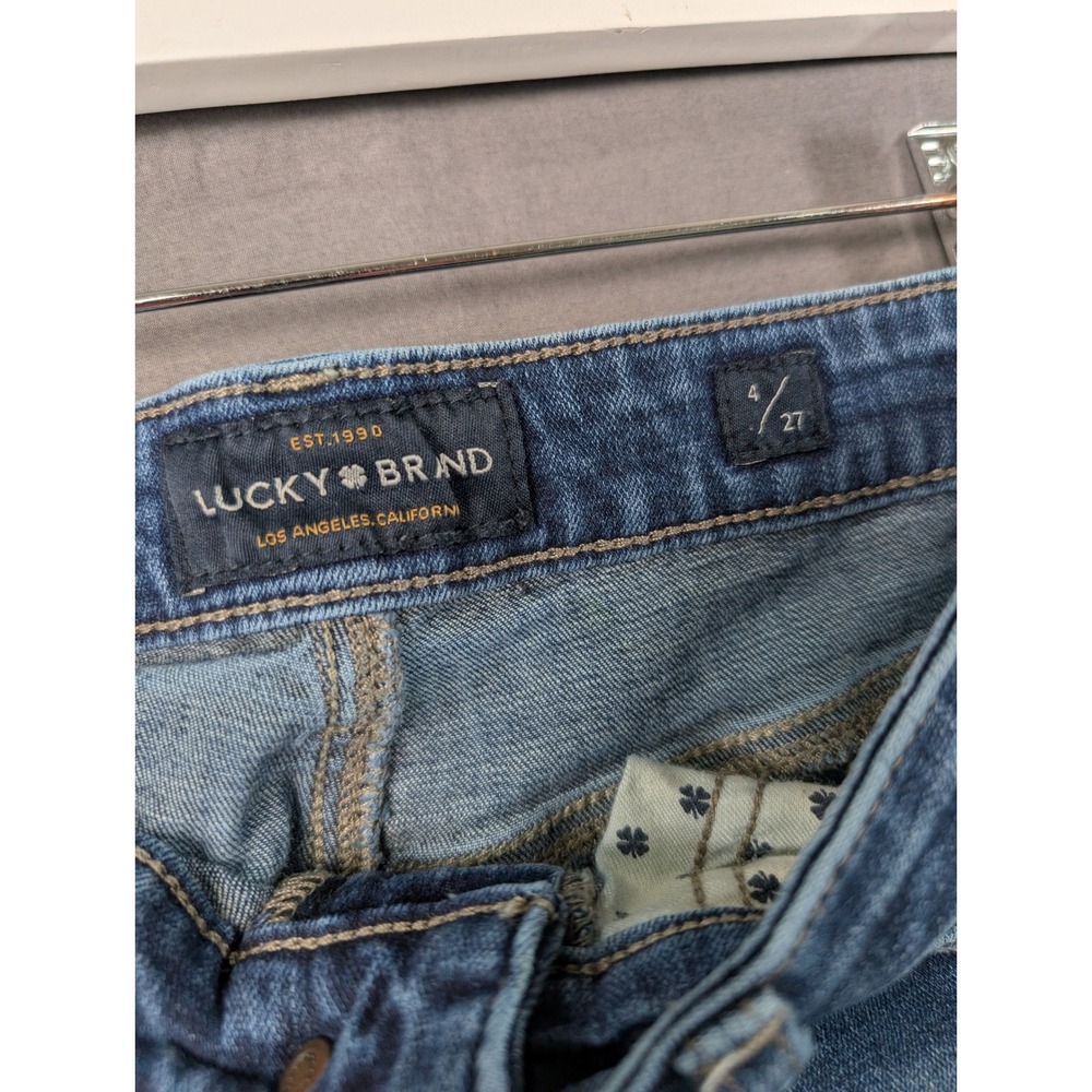 Lucky Brand Womens Uni Fit Skinny Jeans Blue Denim Size 4/27 - Picture 4 of 8
